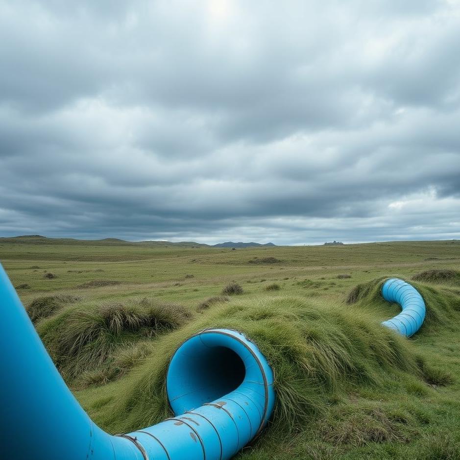 Dream : Blue pipe in a dream