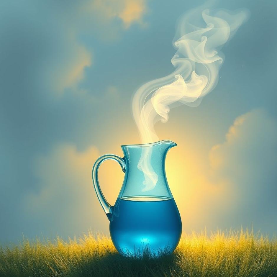 Dream : Blue pitcher in a dream