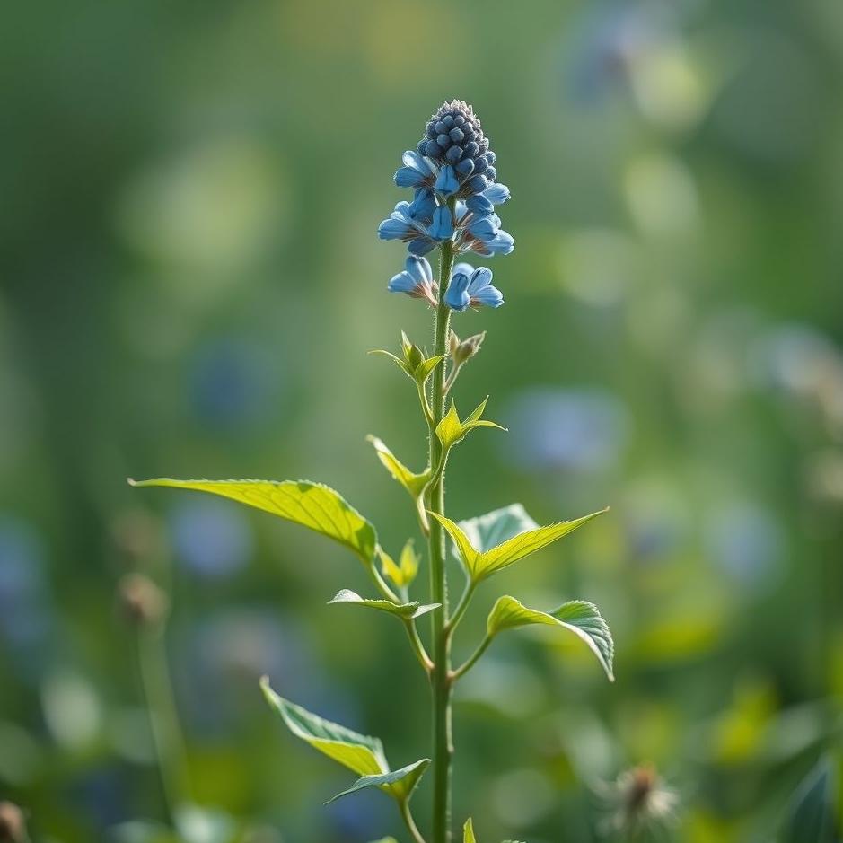 Dream : Blue plant in a dream