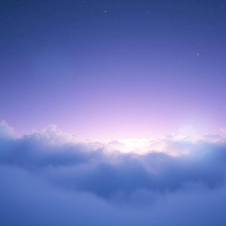 Dream : Blue purple in a dream