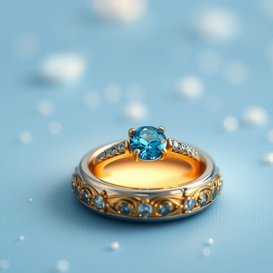 Dream : Blue ring as a gift in a dream