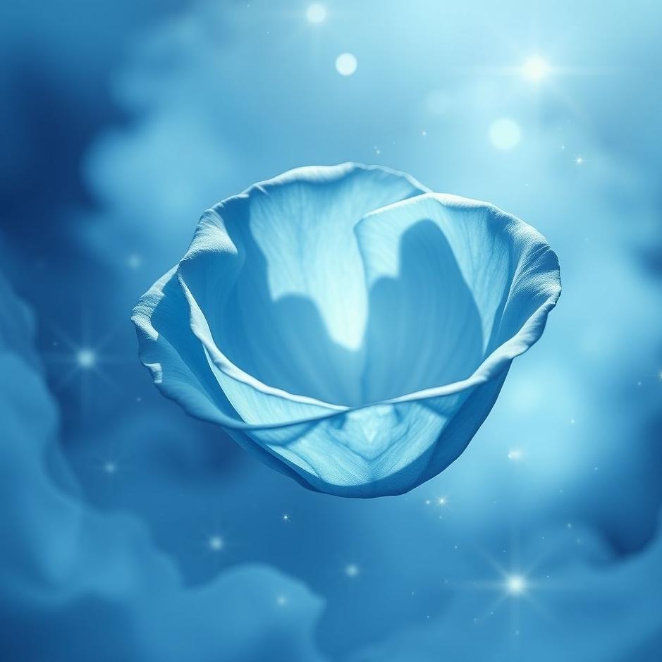 Dream : Blue rose petal in a dream