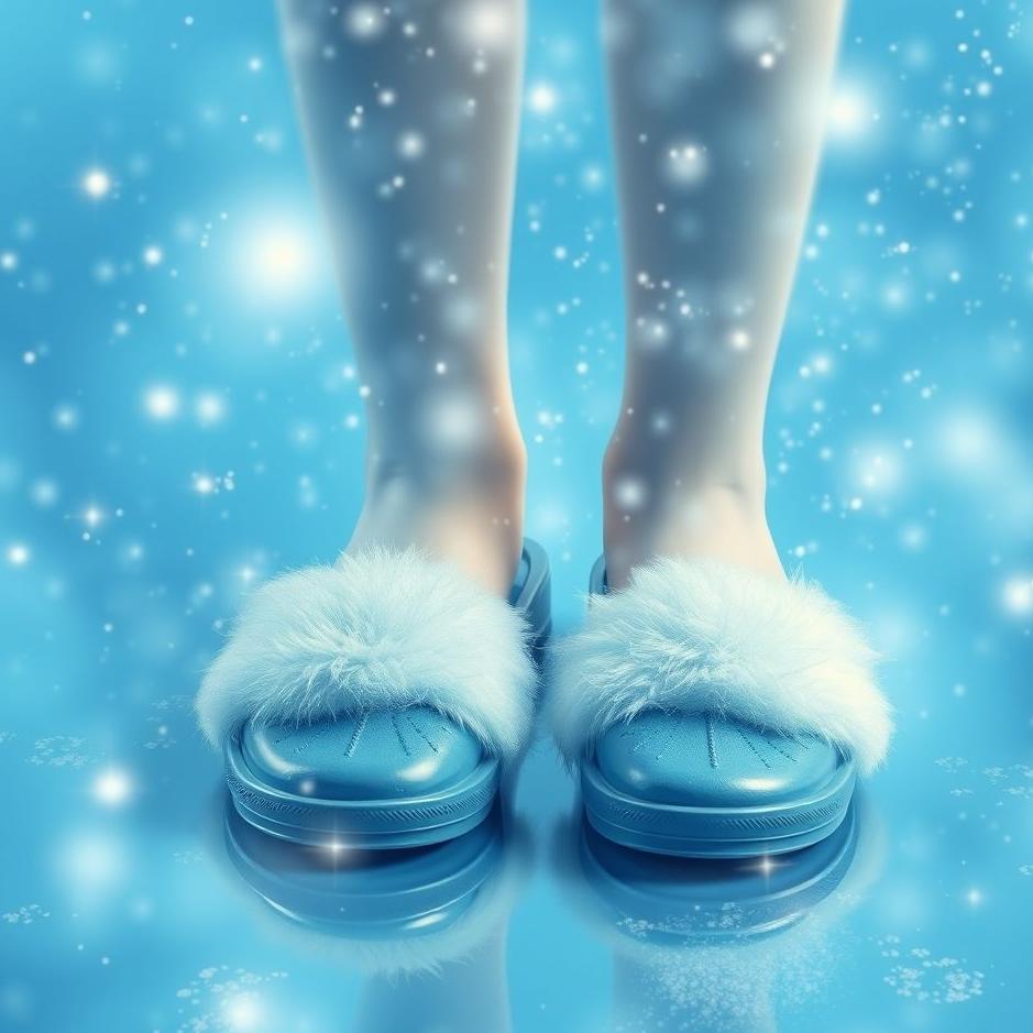 Dream : Blue rubber slippers in a dream