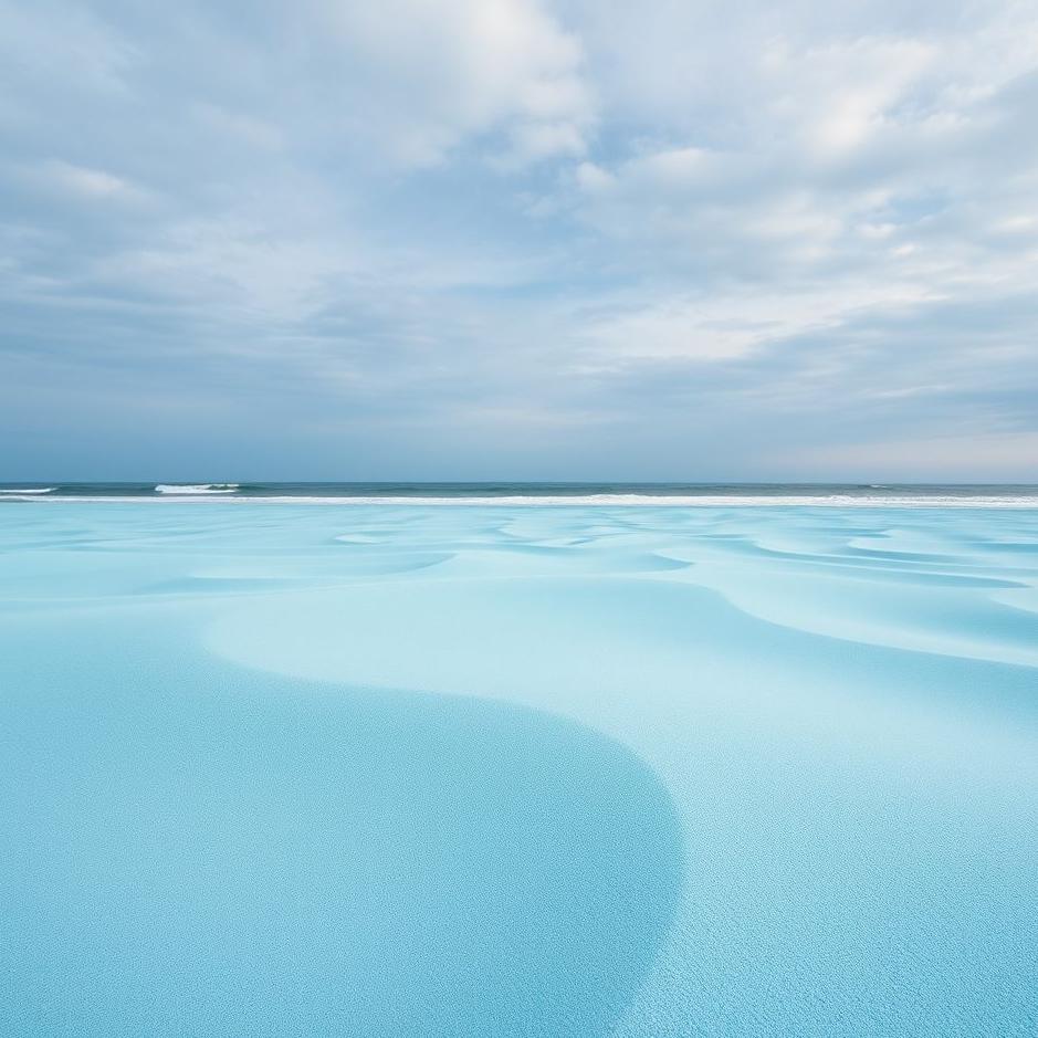 Dream : Blue sand in a dream