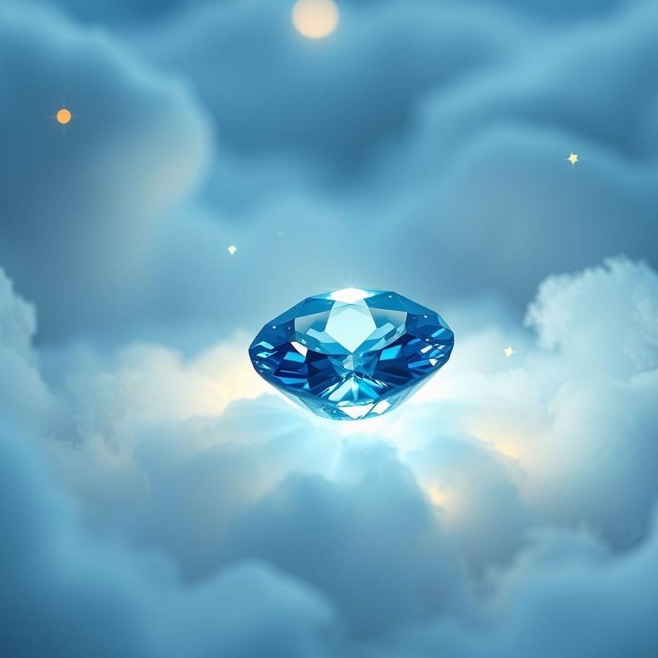 Dream : Blue sapphire in a dream