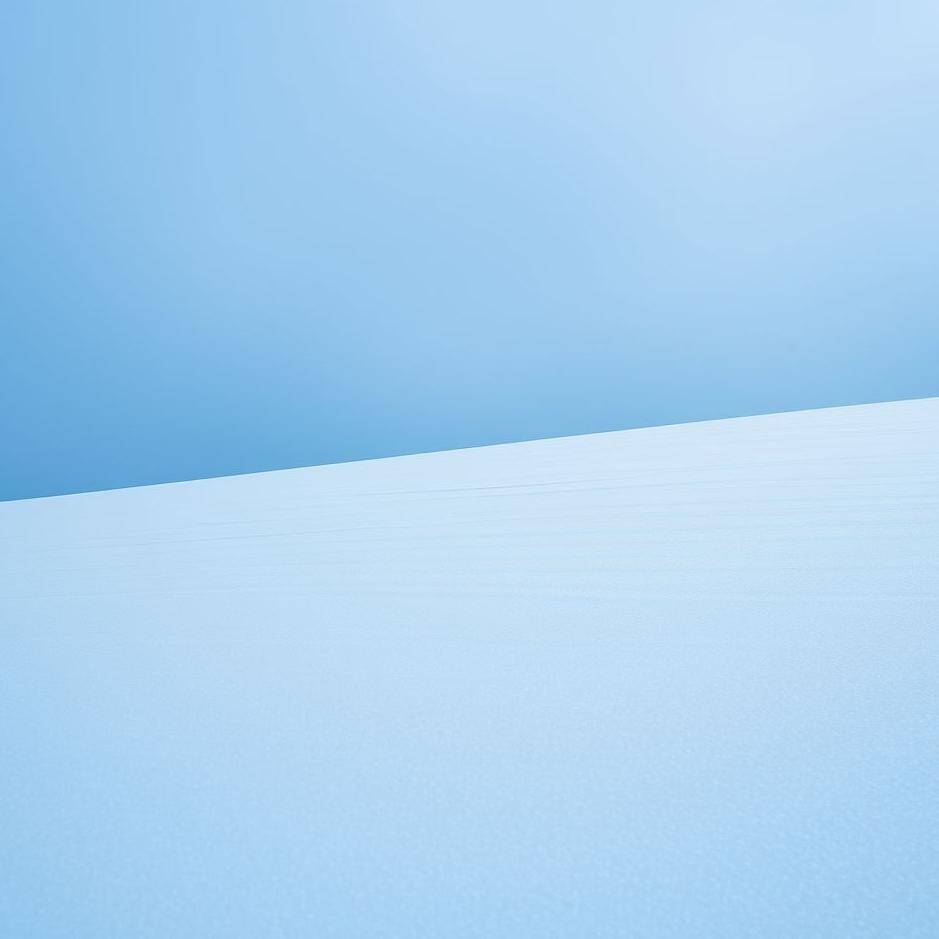 Dream : Blue snow in a dream