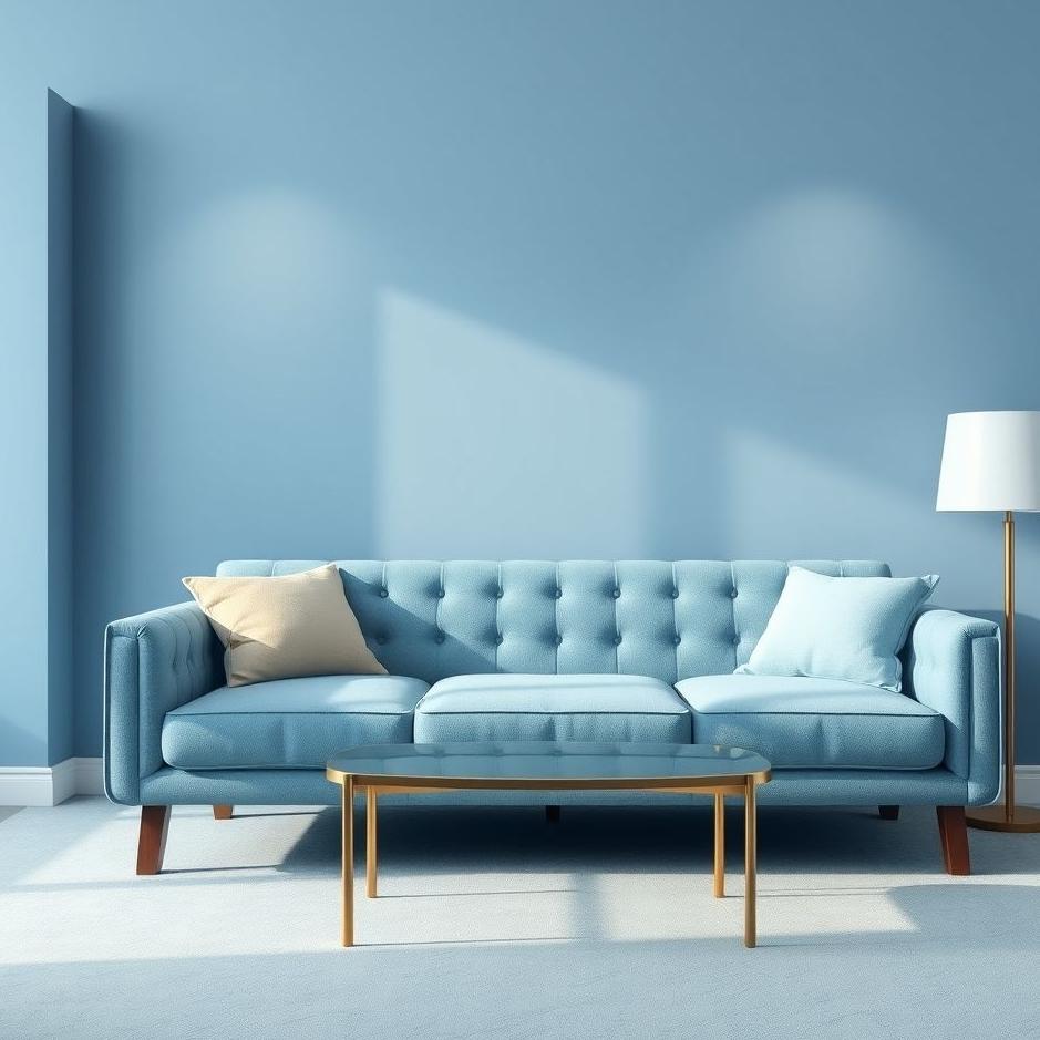 Dream : Blue sofa in a dream