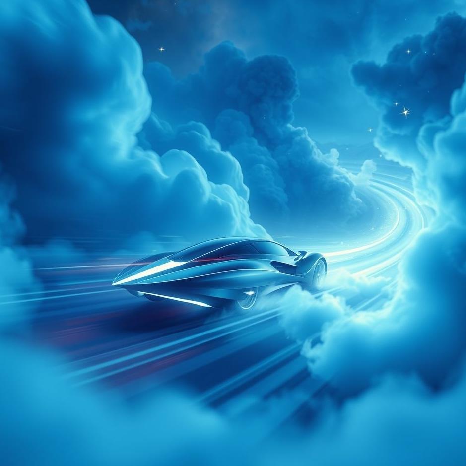 Dream : Blue speed in a dream