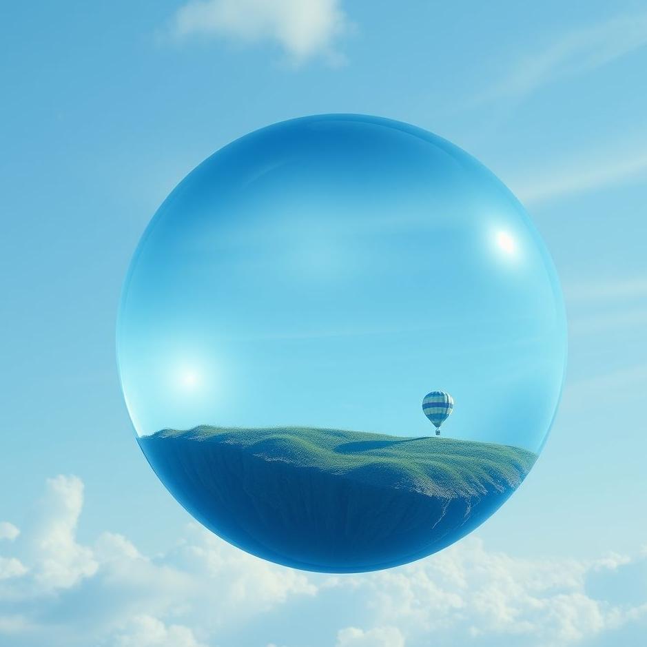 Dream : Blue sphere in a dream