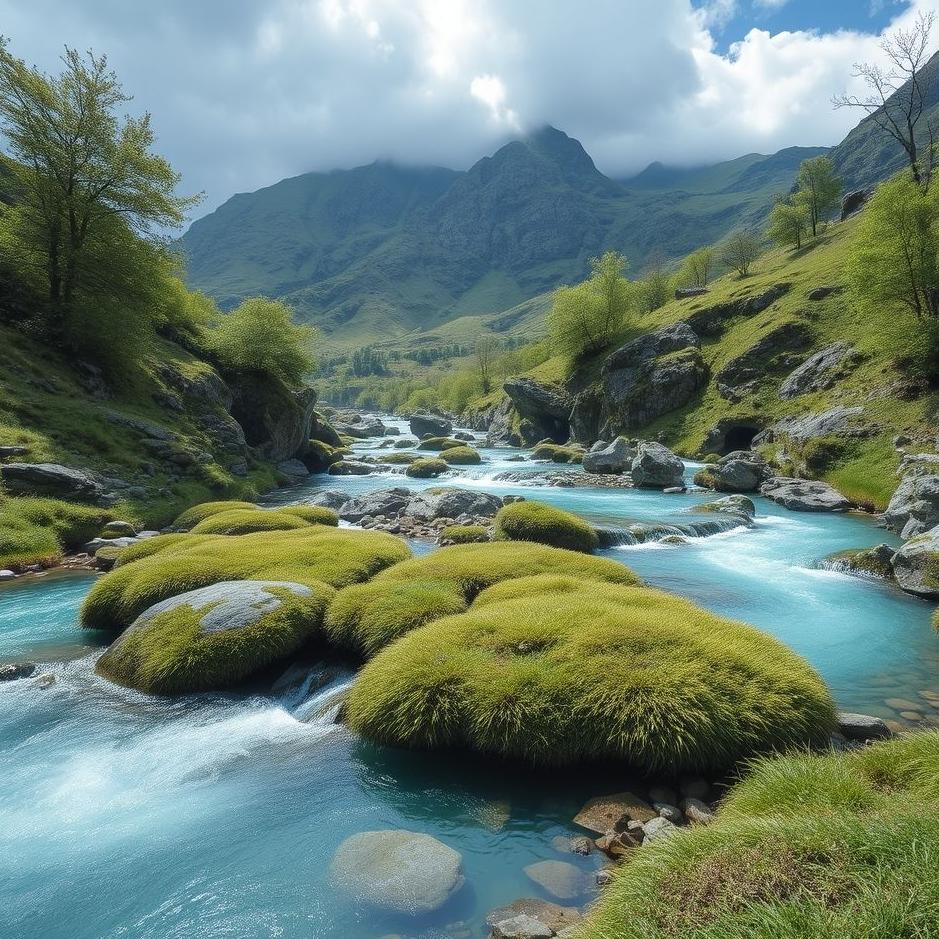 Dream : Blue stream in a dream