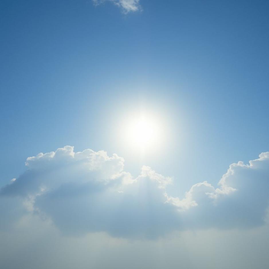 Dream : Blue sun in a dream