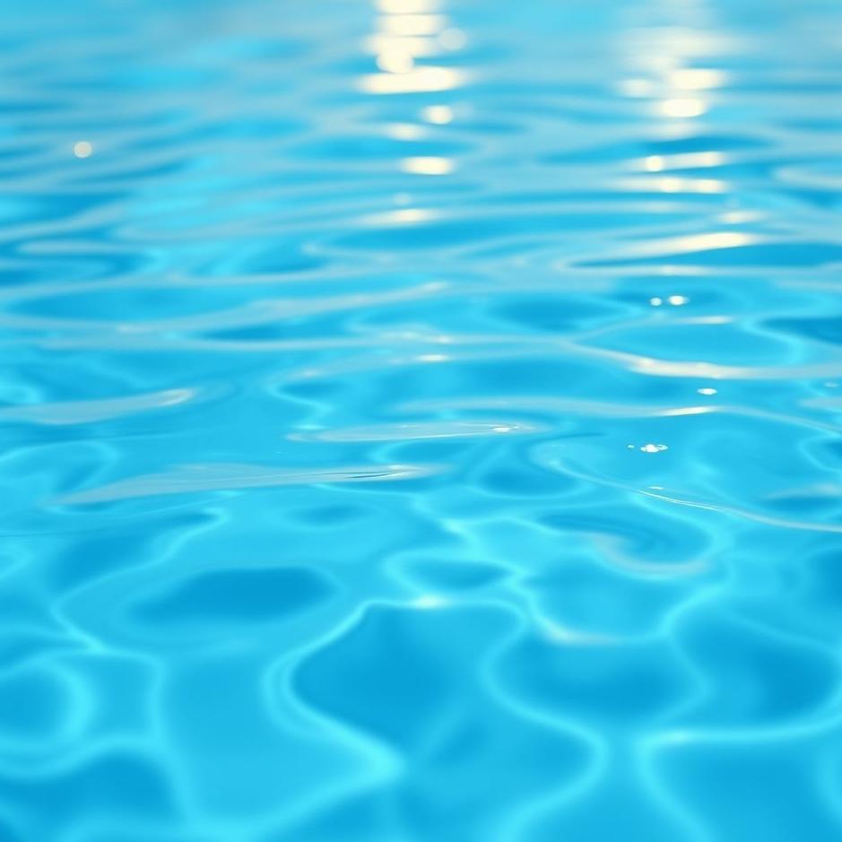 Dream : Blue water in a pool in a dream