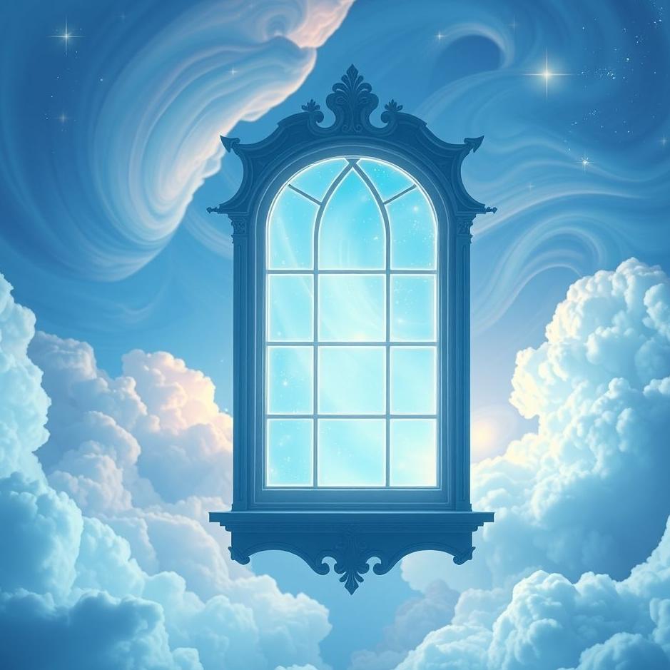 Dream : Blue window in a dream