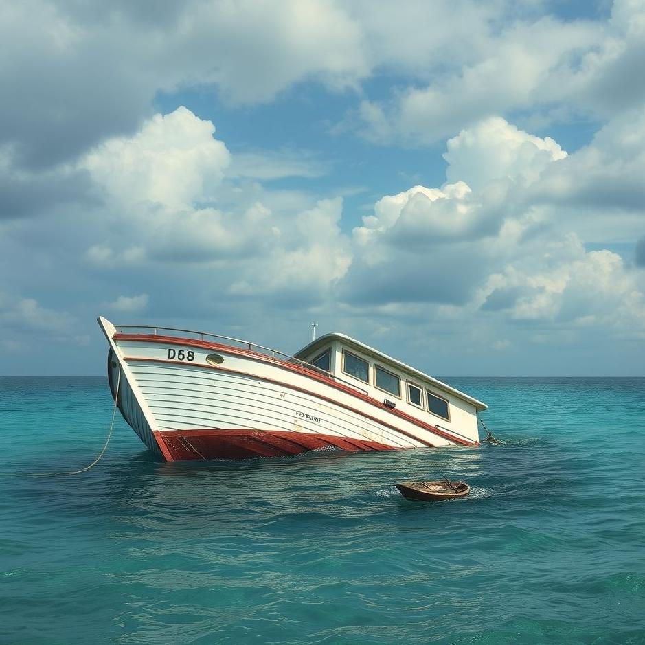 Dream : Boat sinking in a dream