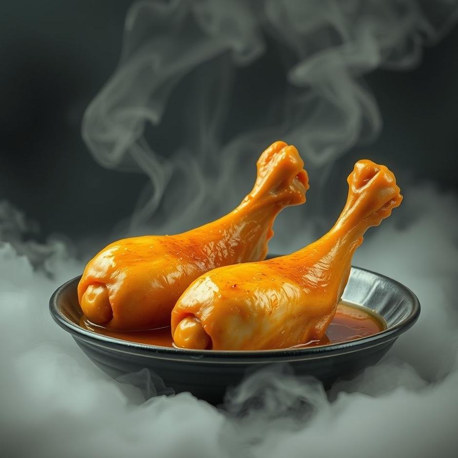 Dream : Boiled chicken legs in a dream