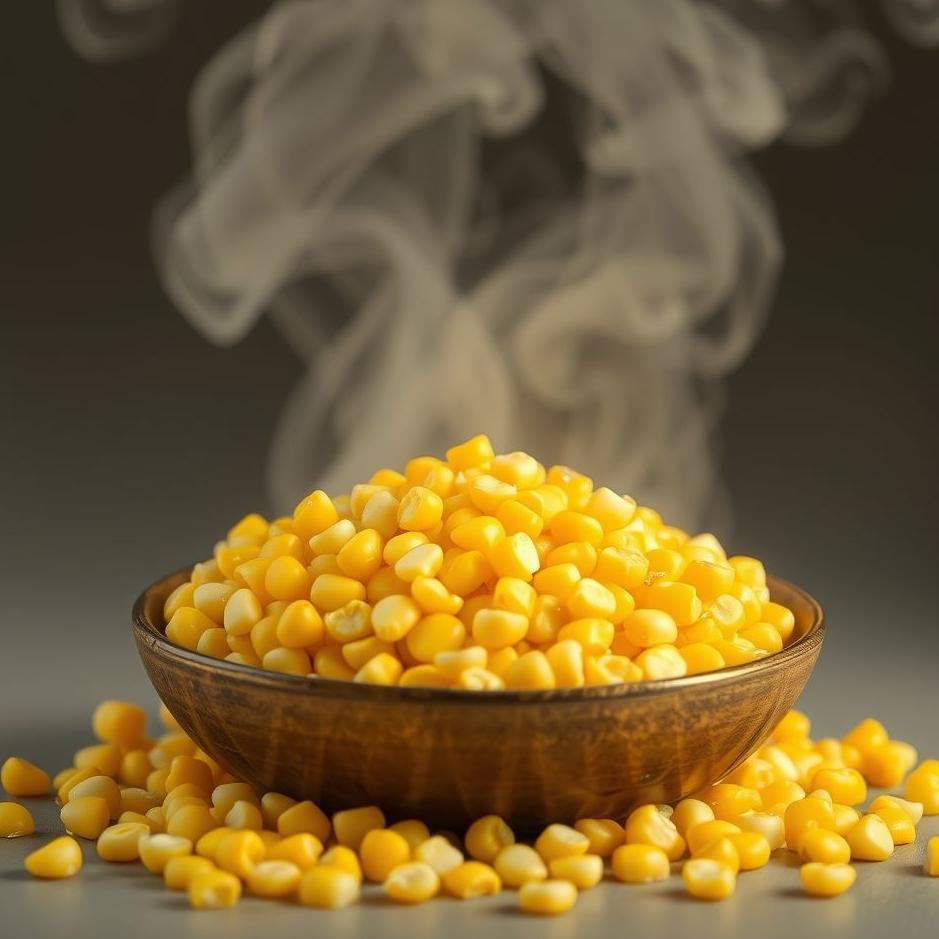 Dream : Boiled corn kernels in a dream