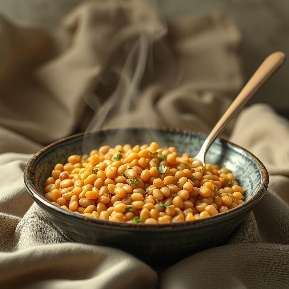 Dream : Boiled lentils in a dream