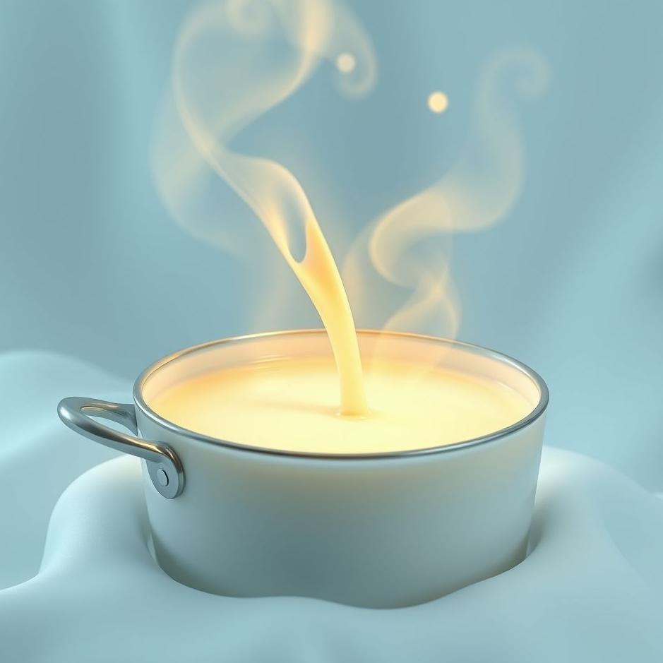 Dream : Boiled milk in a dream