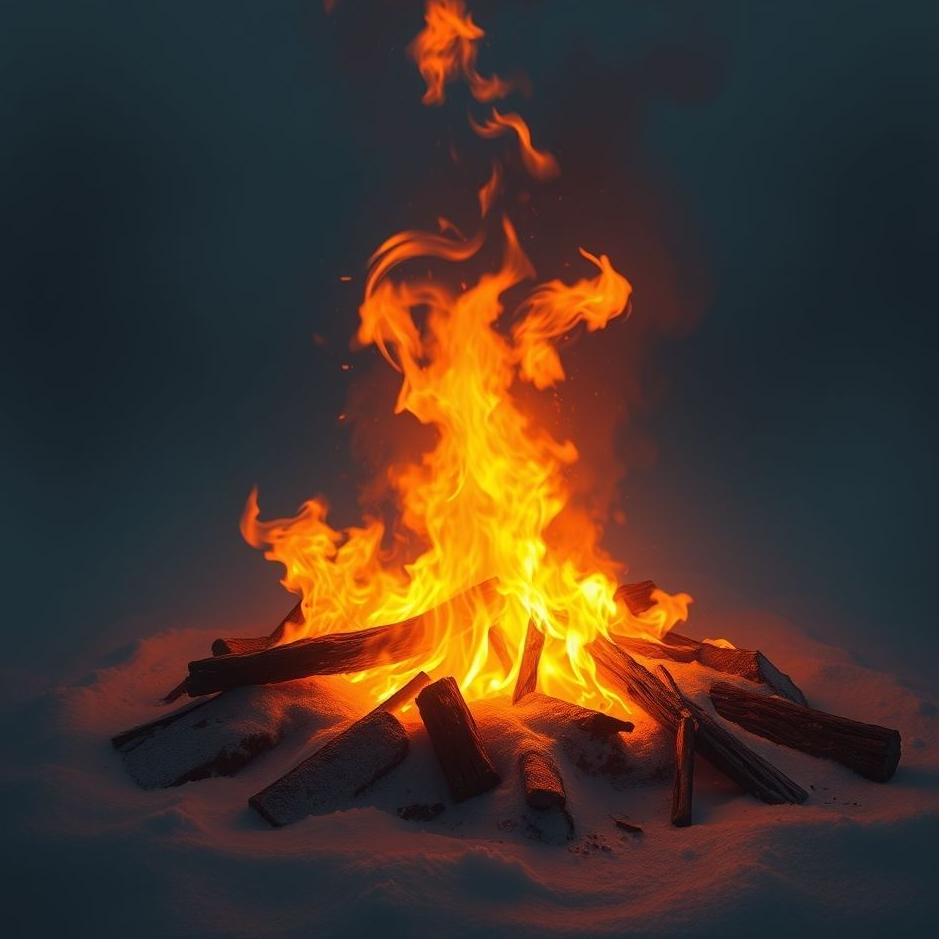 Dream : Boiling fire in a dream