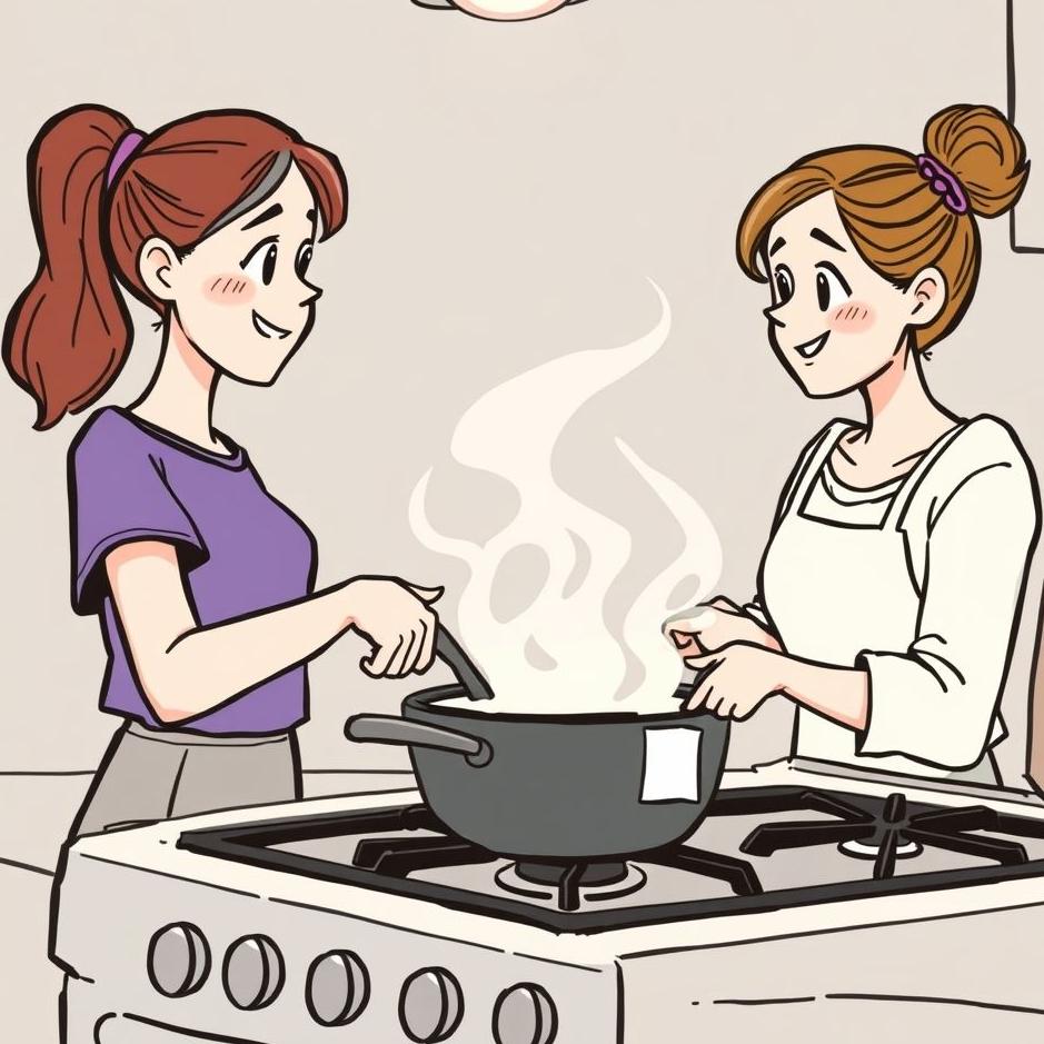 Dream : Boiling food on the stove
