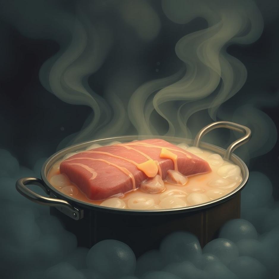 Dream : Boiling meat in a dream
