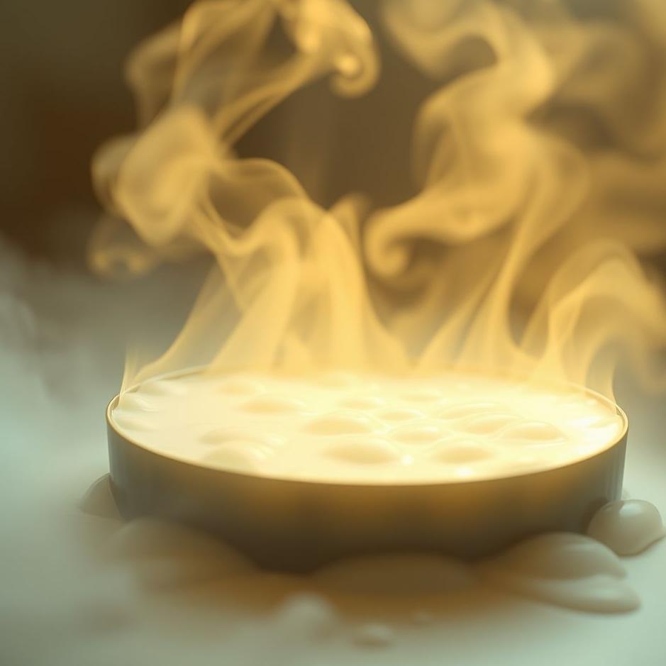 Dream : Boiling milk curdling in a dream