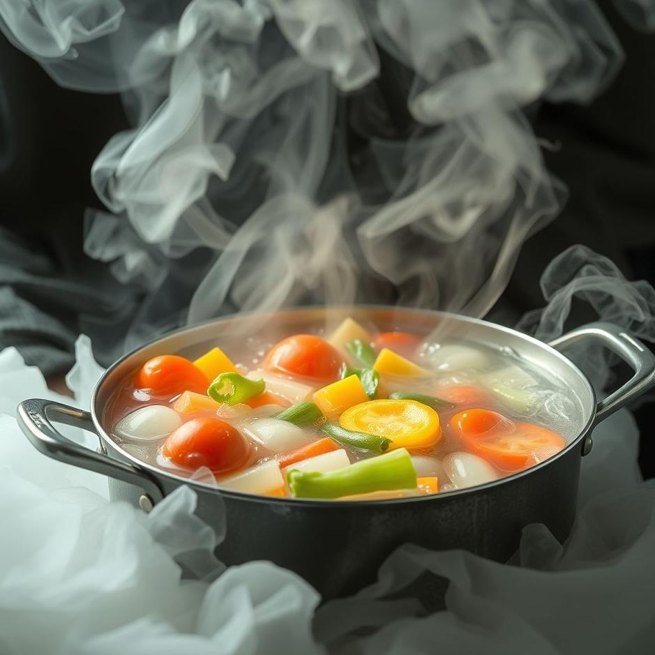 Dream : Boiling vegetables in a dream
