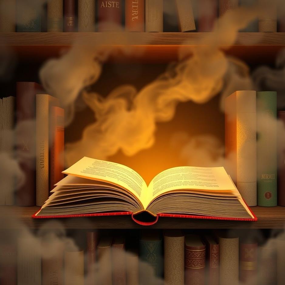 Dream : Book on a bookshelf in a dream