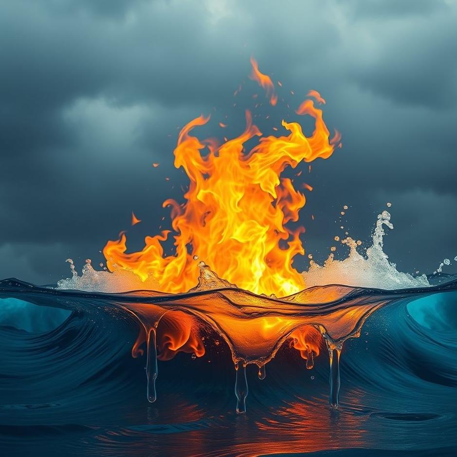 Dream : Both fire and water in a dream