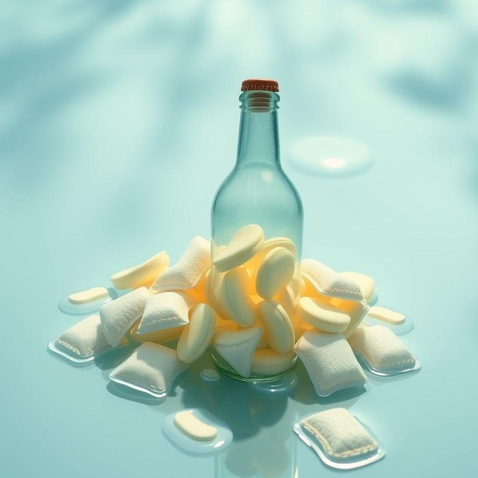 Dream : Bottle of pads in a dream