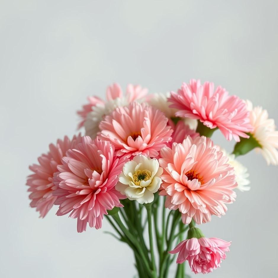 Dream : Bouquet of carnations in a dream