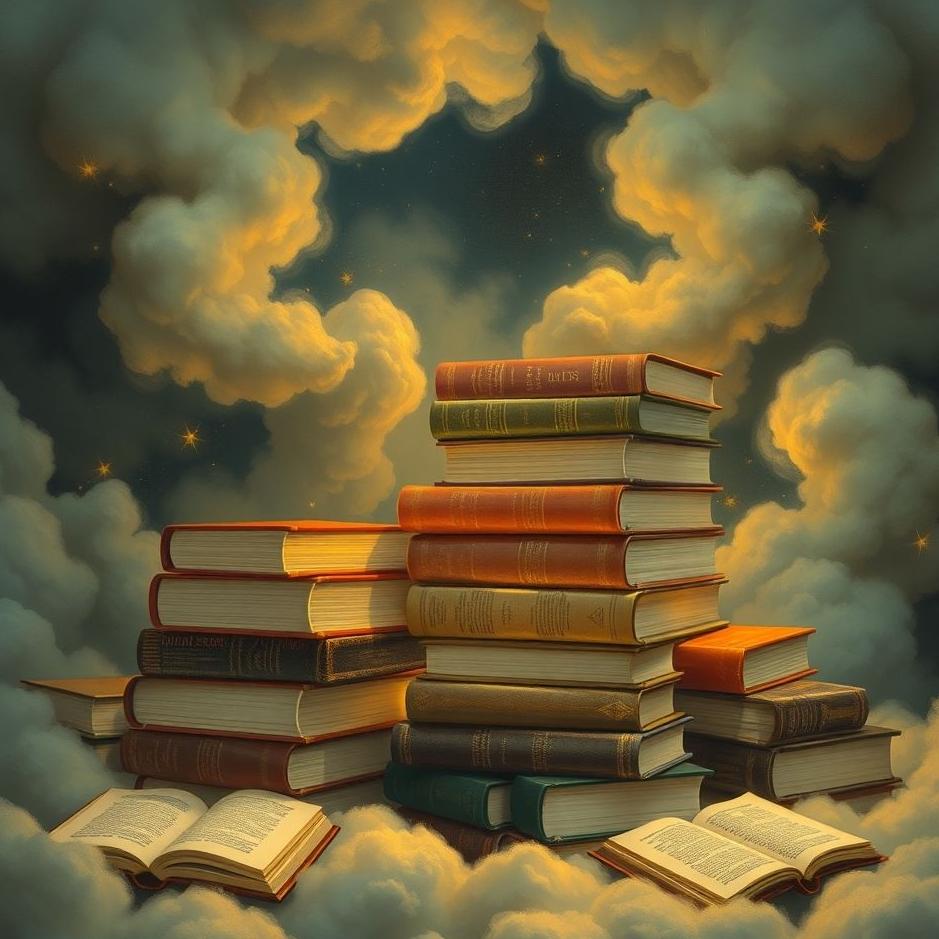 Dream : Boxes of books in a dream