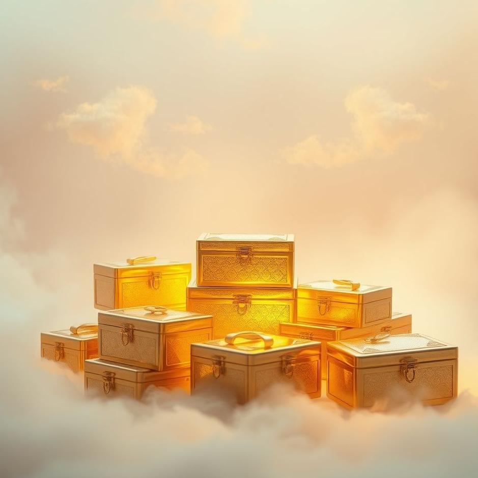 Dream : Boxes of gold in a dream