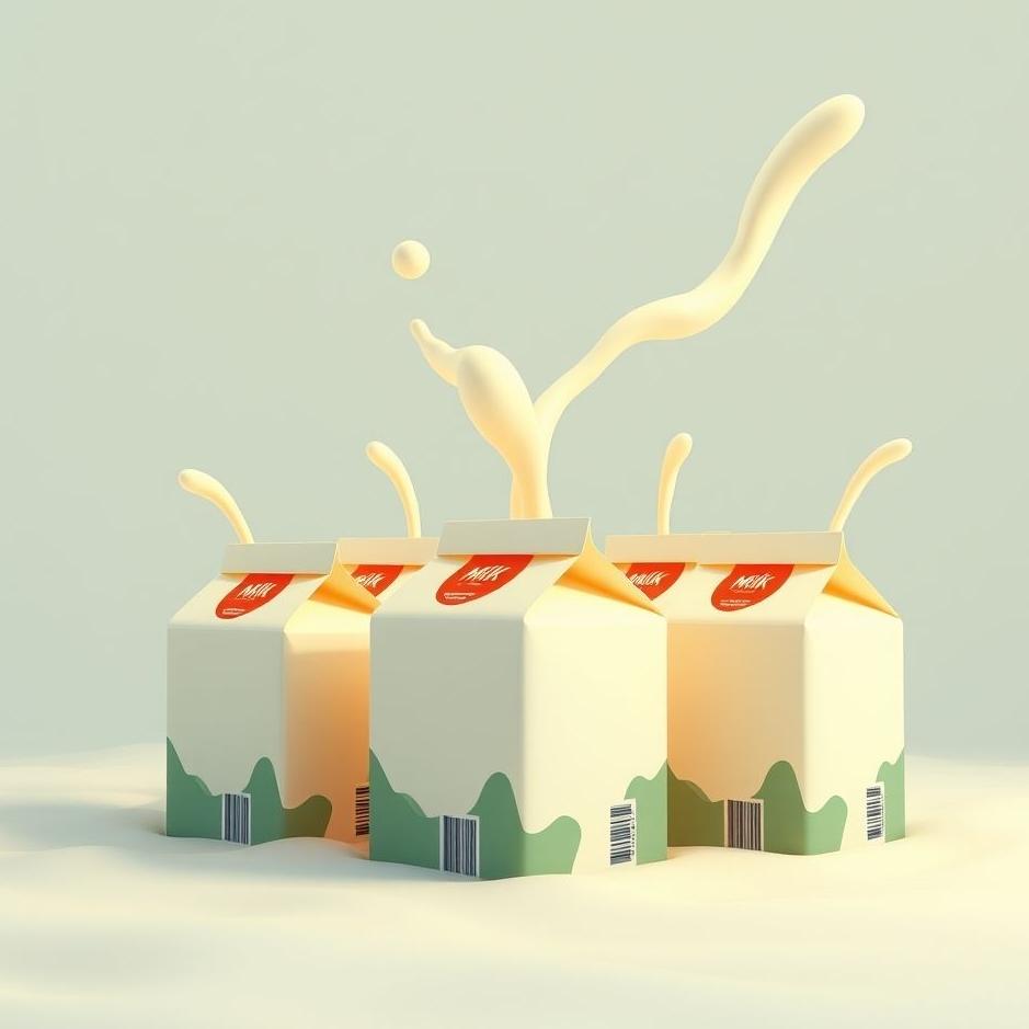 Dream : Boxes of milk in a dream