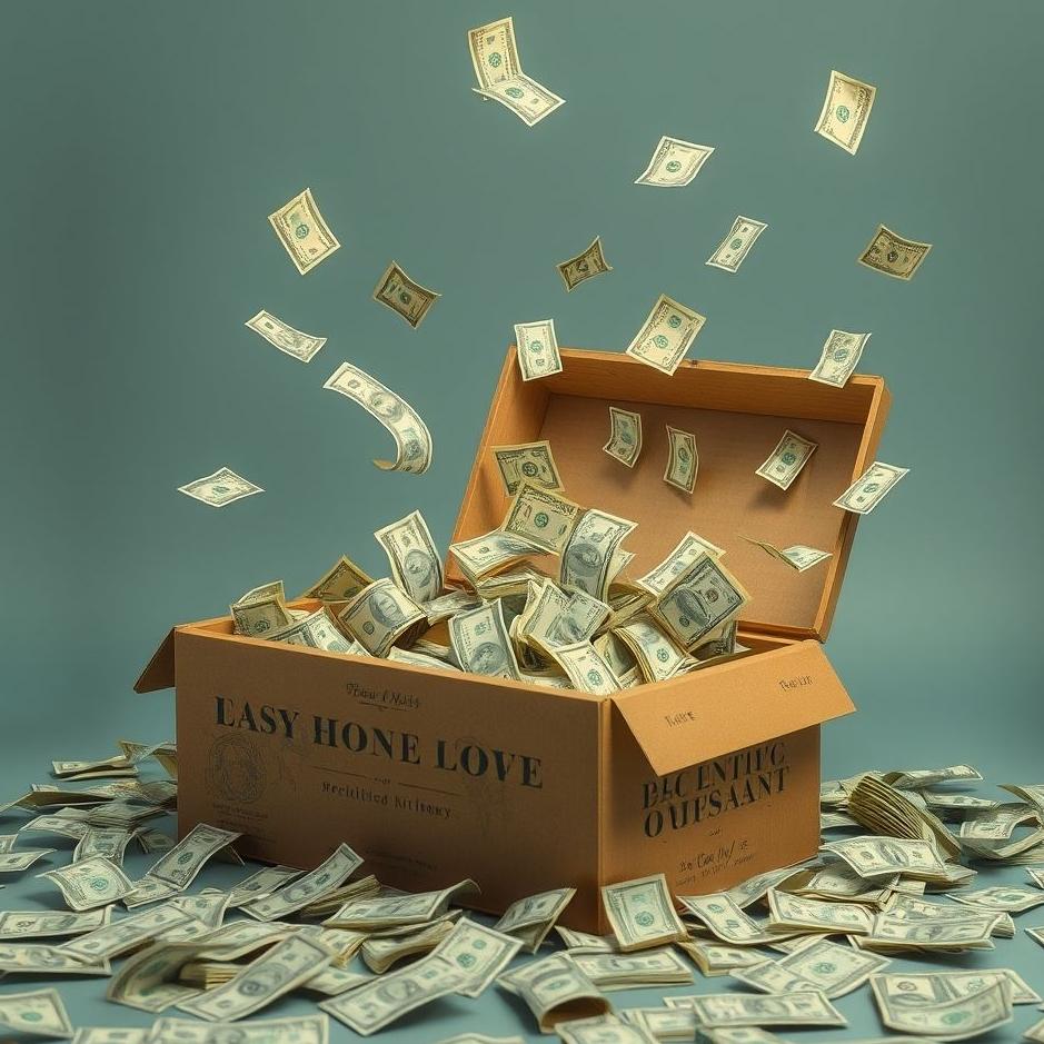 Dream : Boxes of money in a dream