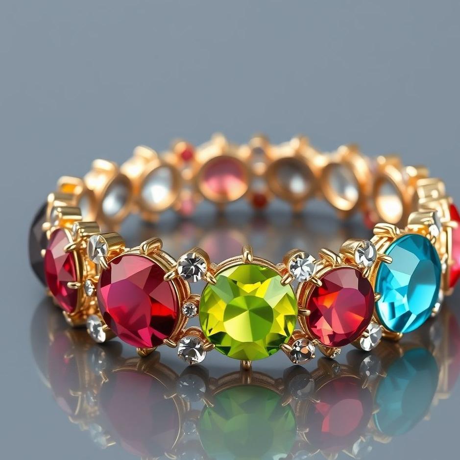 Dream : Bracelet with colored stones in a dream