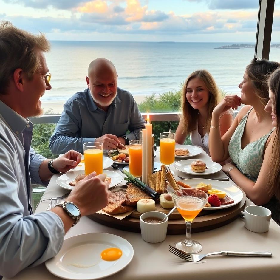 Dream : Breakfast with friends in the dream