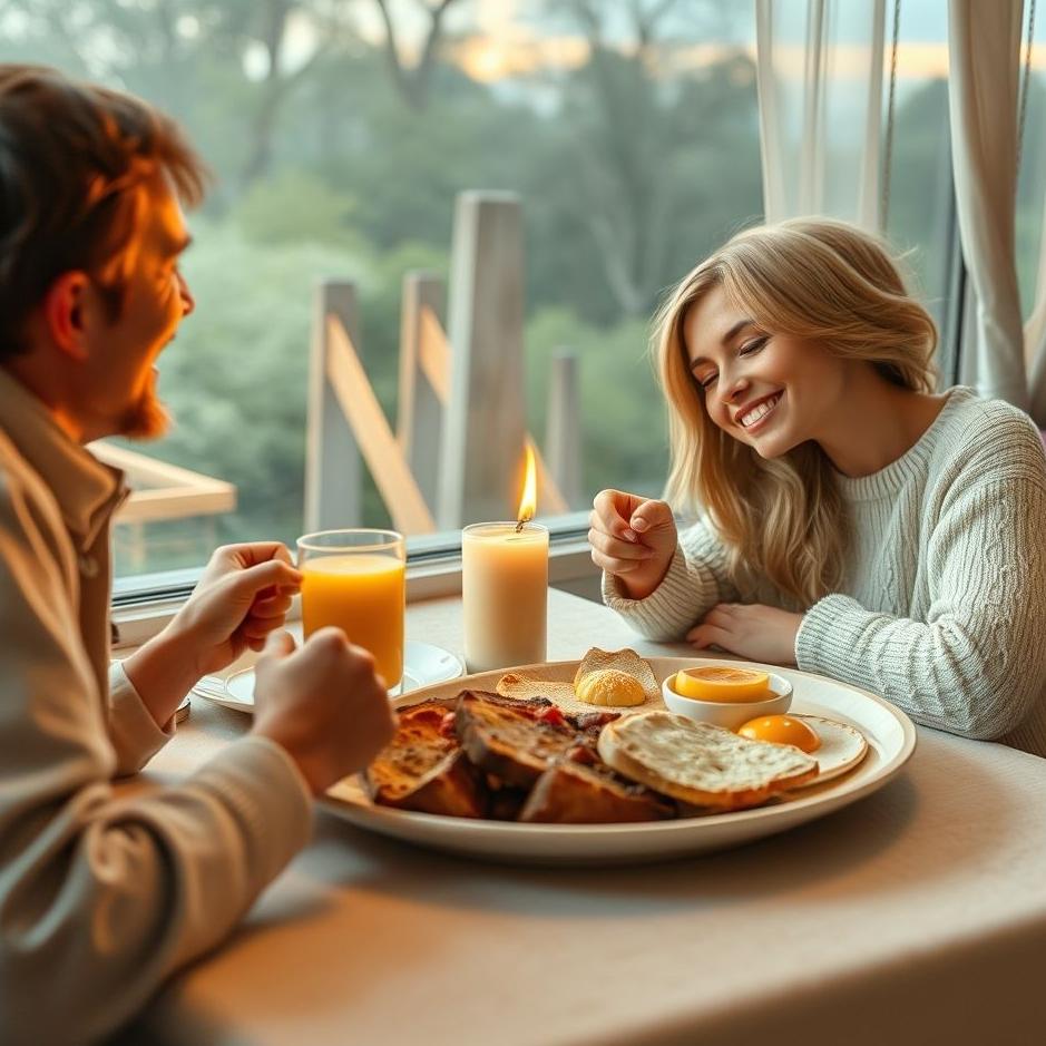 Dream : Breakfast with your friend in the dream