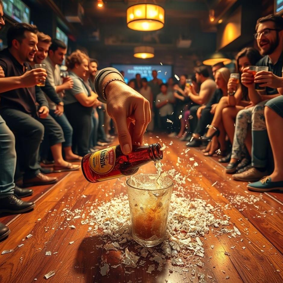 Dream : Breaking a beer bottle 