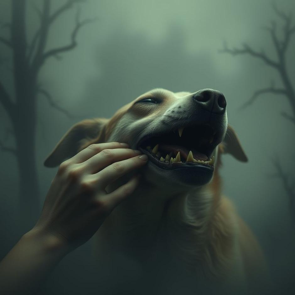 Dream : Breaking a dog's jaw in a dream