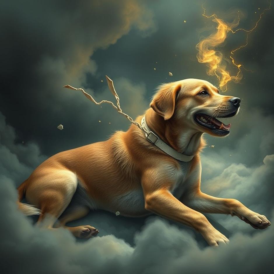 Dream : Breaking a dog's skin in a dream