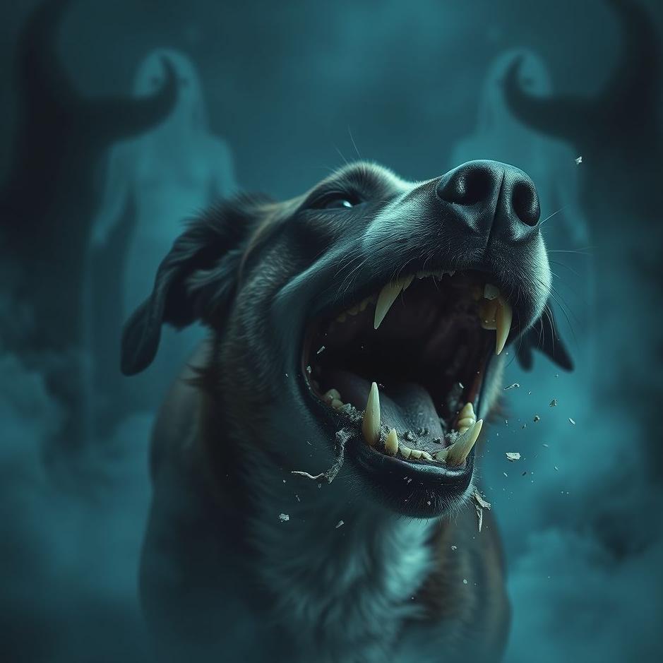 Dream : Breaking a dog's teeth in a dream