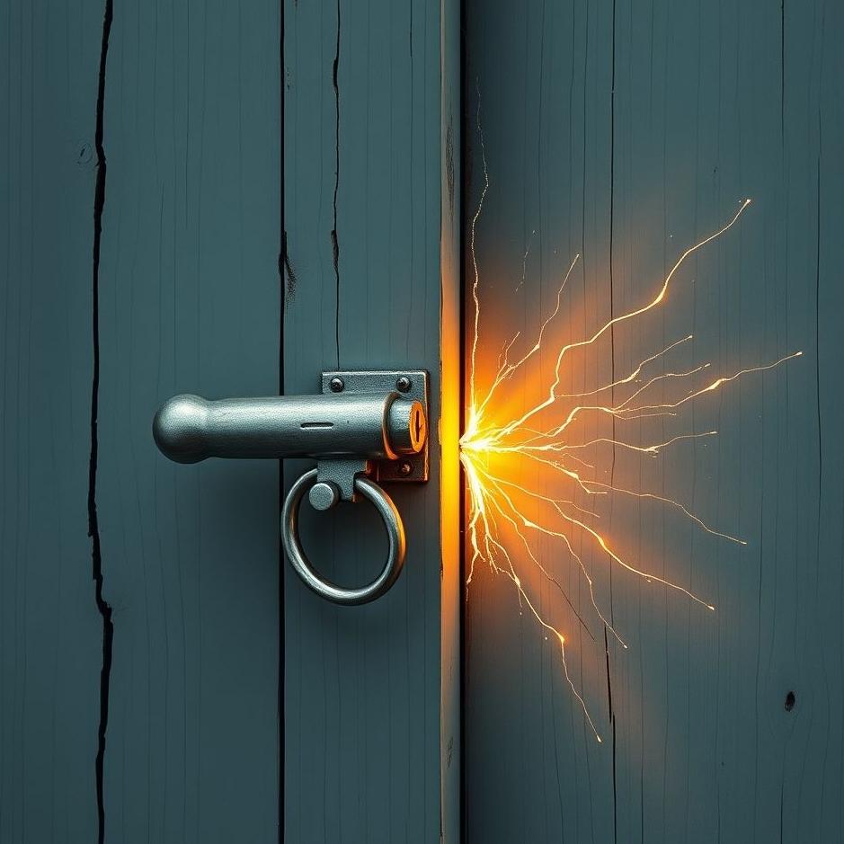 Dream : Breaking a door lock in a dream