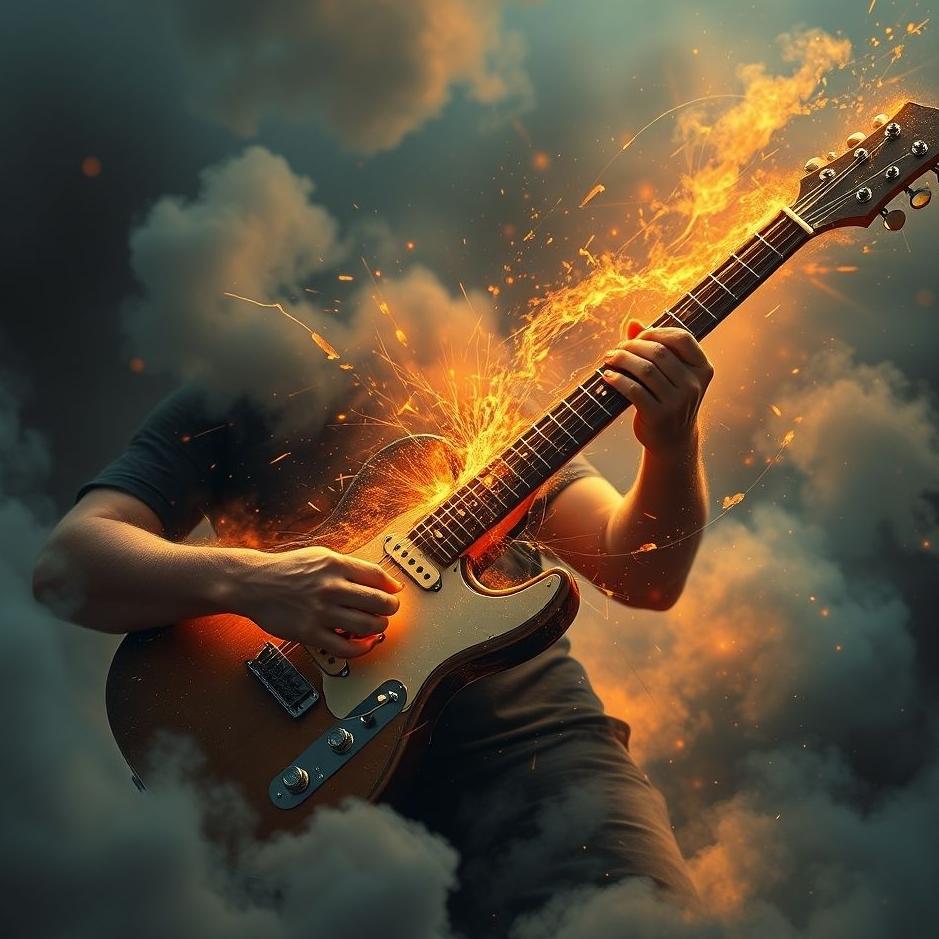 Dream : Breaking a guitar in a dream