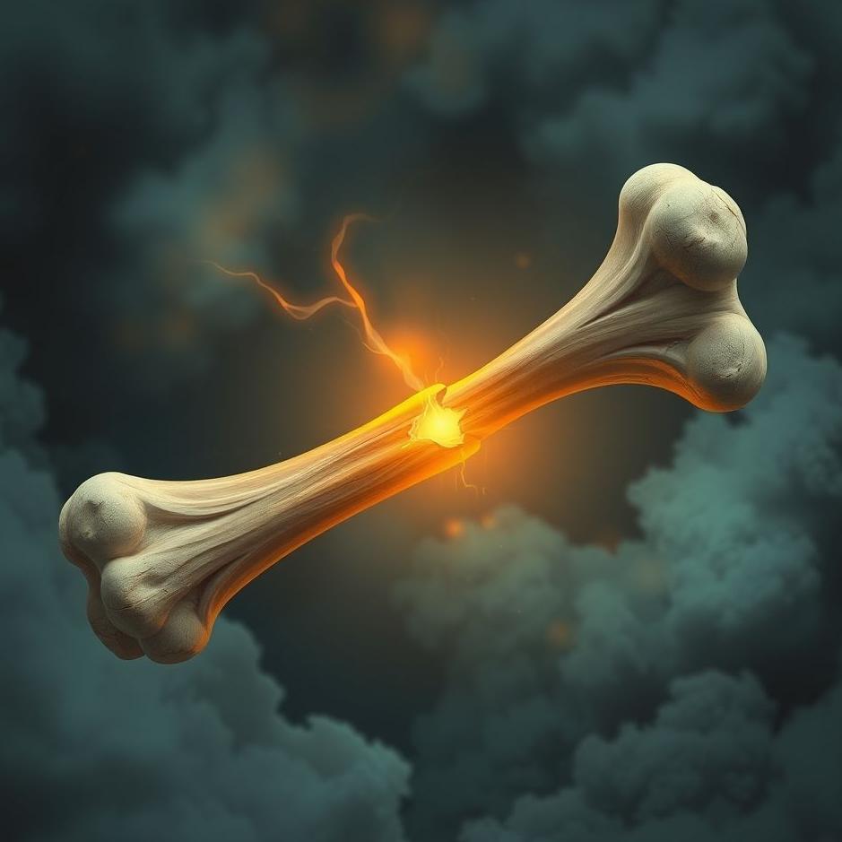 Dream : Breaking a human bone in a dream