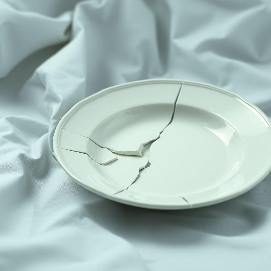 Dream : Breaking a porcelain plate in a dream