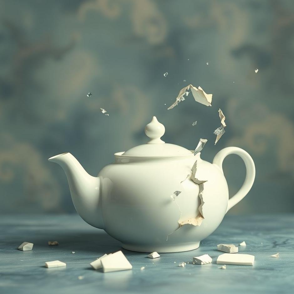 Dream : Breaking a porcelain teapot in a dream