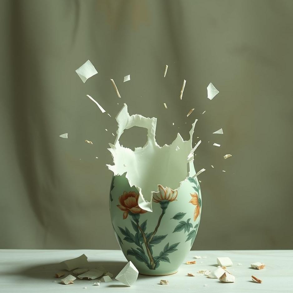 Dream : Breaking a porcelain vase in a dream