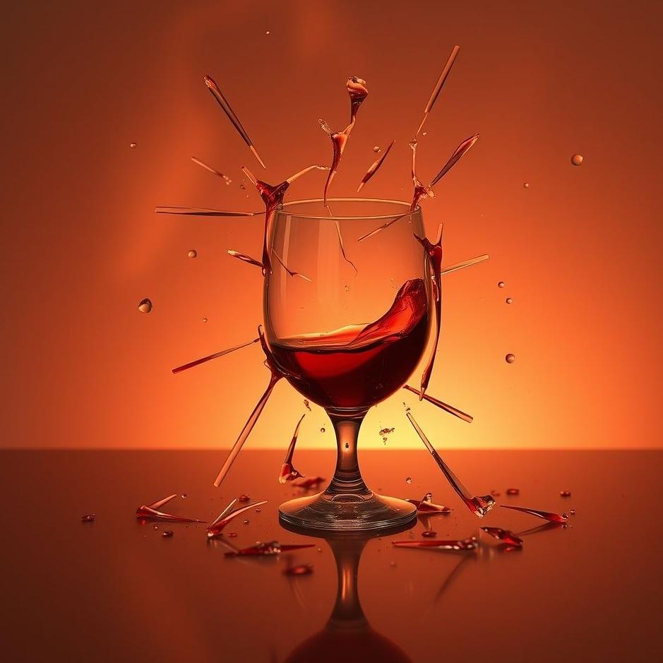 Dream : Breaking a red glass in a dream