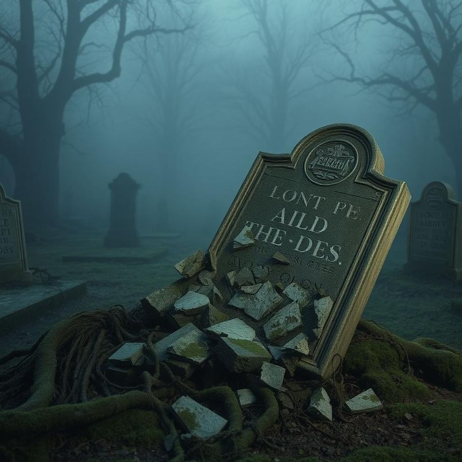 Dream : Breaking a tombstone in a dream